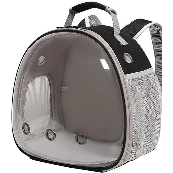 Other - Clear Bubble Pet Carrier Backpack Black Gray Travel Hiking Outdoor Adventures